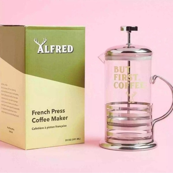 ALFRED INC. French Press Coffee Maker BRAND NEW IN BOX / NWT - Picture 5 of 8